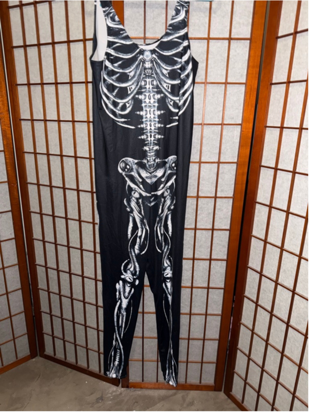 Blackmilk Skeleton Jumpsuit XL
